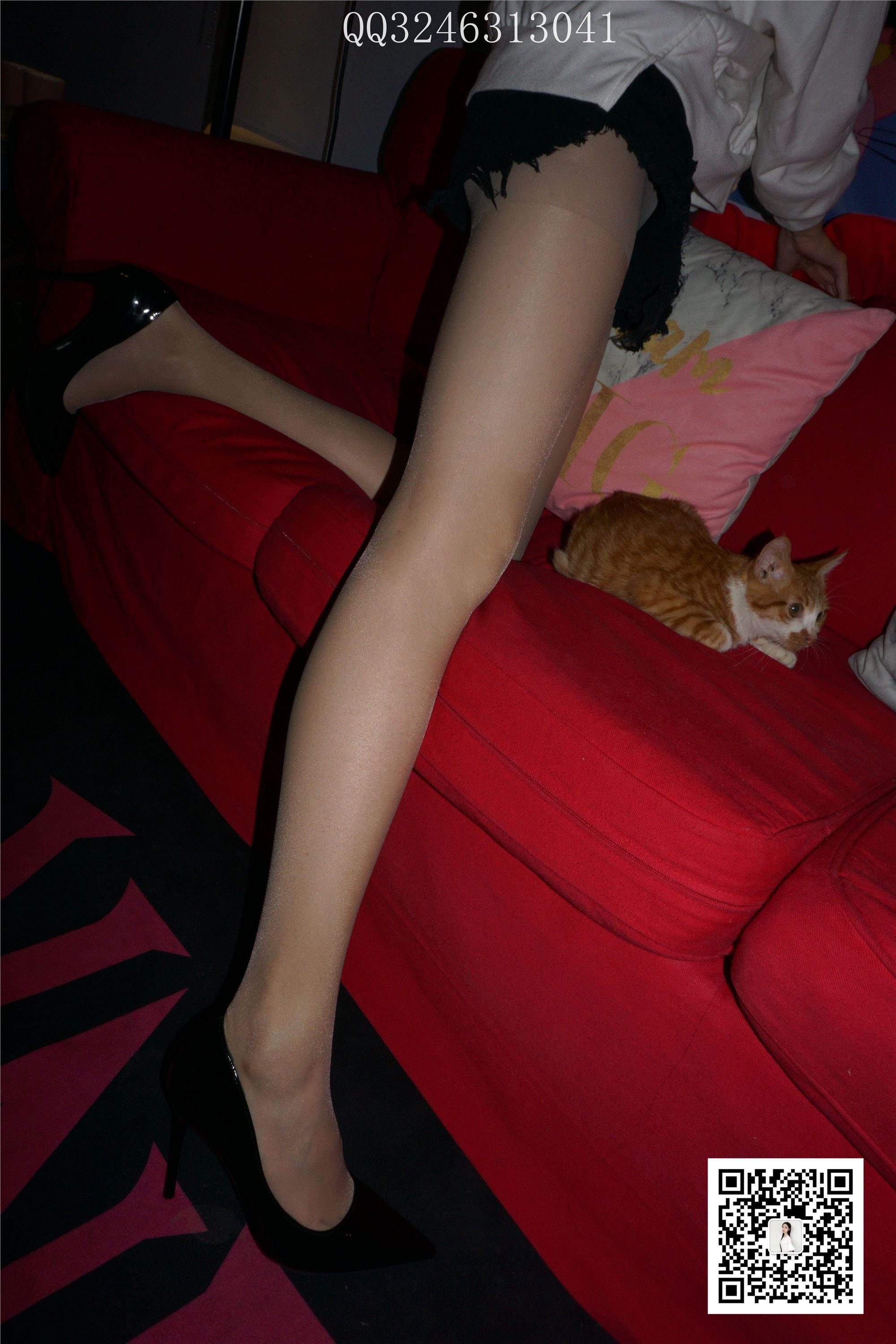 大生模拍 No.090 灰丝高跟小野猫